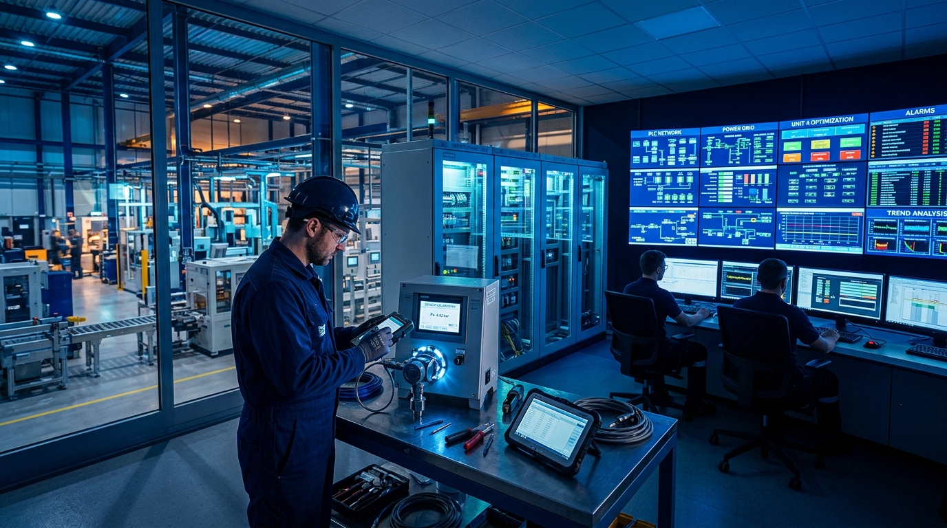 Industrial Automation Control Room